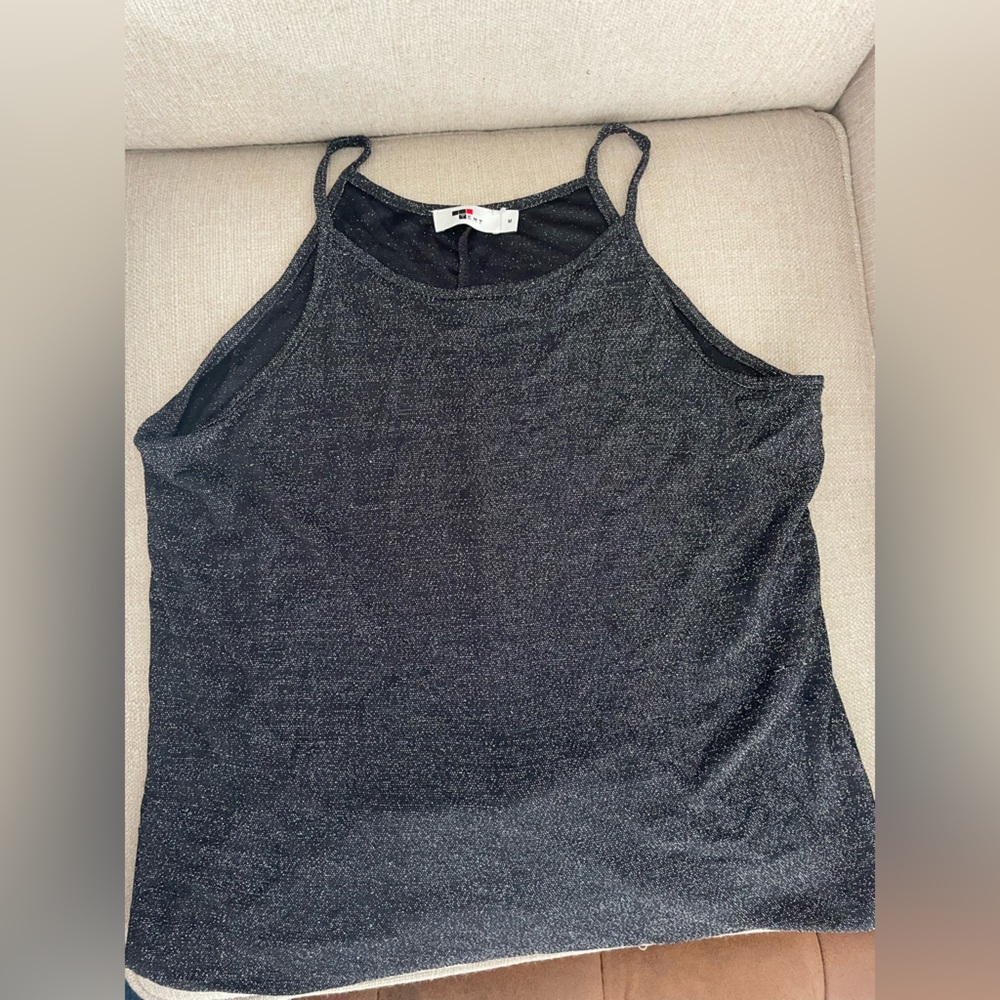 Black tank top